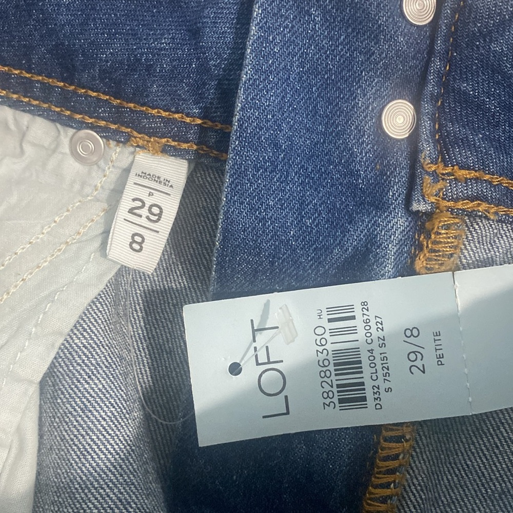 High Rise Denim Shorts - Picture 3 of 4